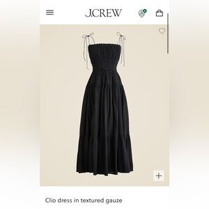 J. Crew | Clio dress in textured gauze | NWT
